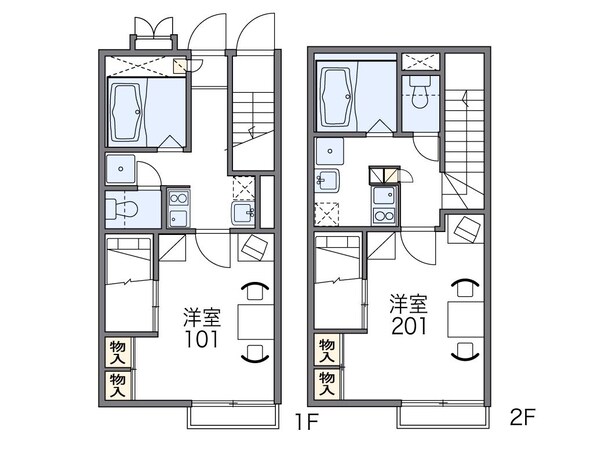 レオパレスボナールの物件間取画像